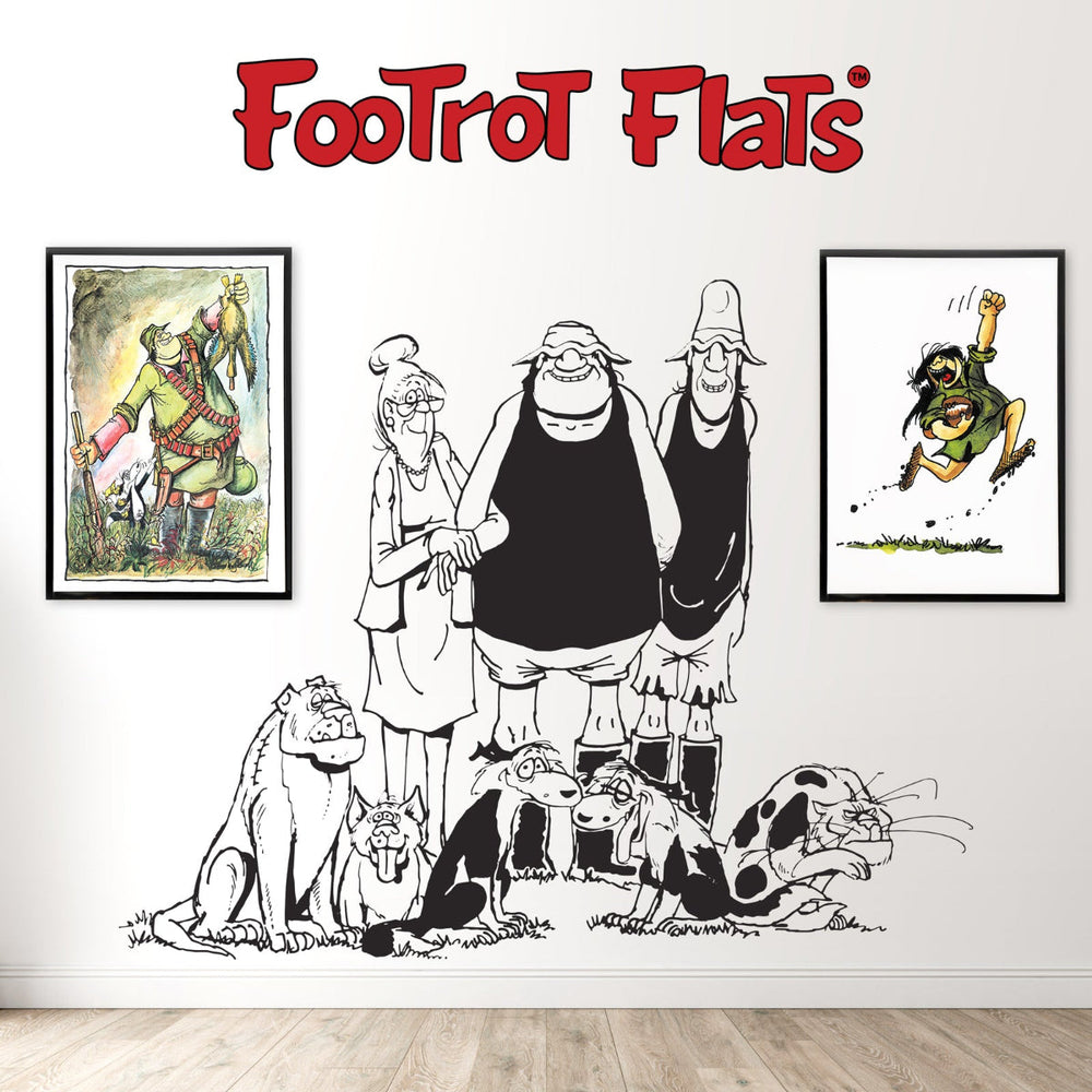 Footrot Flats wall art collection