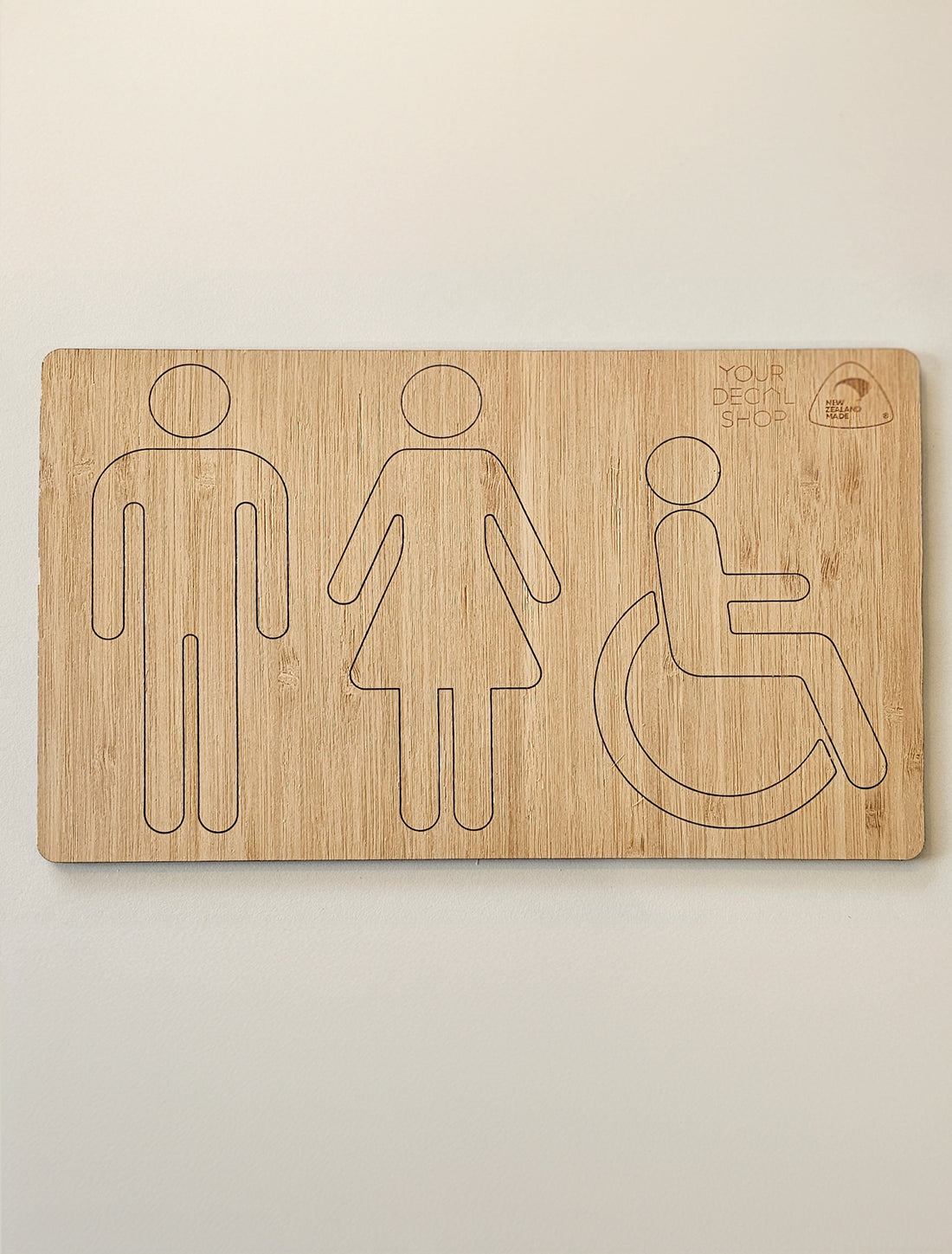 Sustainable Restroom Signage