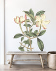 Crimson Tipped Gardenia Wall Decal