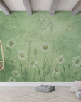 Dazzling Daisies - Green