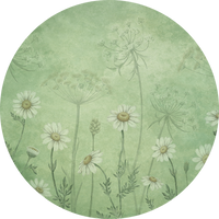 Dazzling Daisies - Green Dot