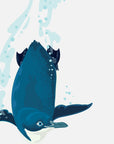 Straight-on detail of the front penguin