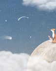 Fox on the Moon - Blue