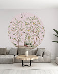 Lemon Tree Chinoiserie - Pink Dot