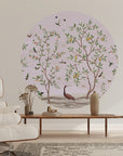 Lemon Tree Chinoiserie - Pink Dot