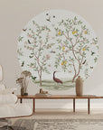 Lemon Tree Chinoiserie - White Dot