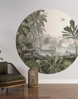 Leopard Landscape - Green Dot