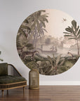 Leopard Landscape - Sepia Dot