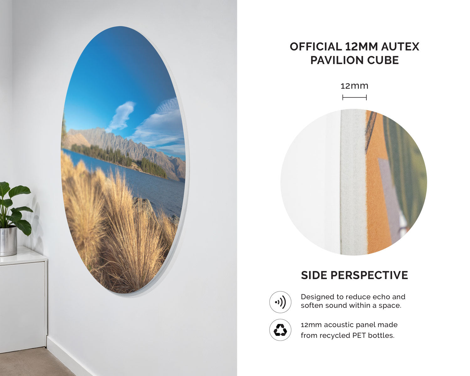 Lake View Acoustic Wall Art