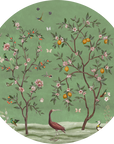 Lemon Tree Chinoiserie - Green Dot