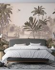 Leopard Landscape - Sepia
