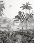 Leopard Landscape - B&W