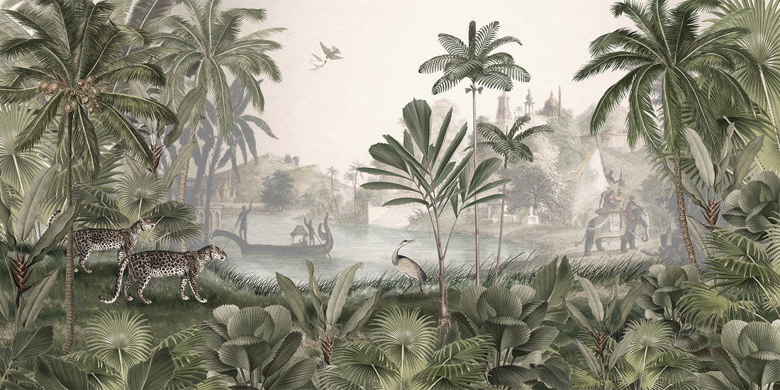 Leopard Landscape - Green