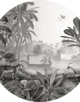 Leopard Landscape - B&W Dot