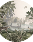 Leopard Landscape - Green Dot