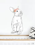 Bunny Floral Wreath