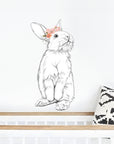 Bunny Floral Wreath