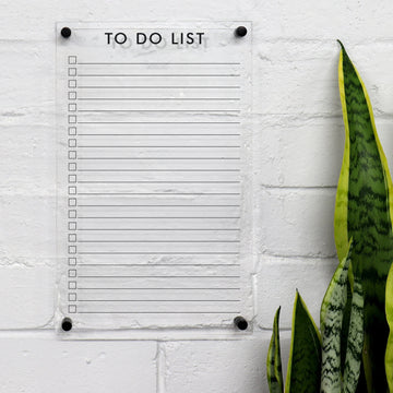 Acrylic Wall Planner - To Do List