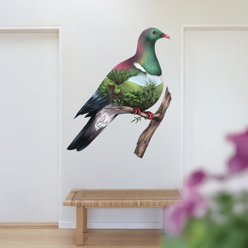 Wood Pigeon Birds Eye View