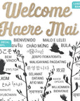 Multicultural Welcome Art