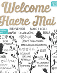 Multicultural Welcome Art