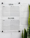Acrylic Wall Planner - Double Task