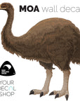 Moa wall decal