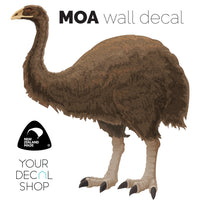 Moa wall decal