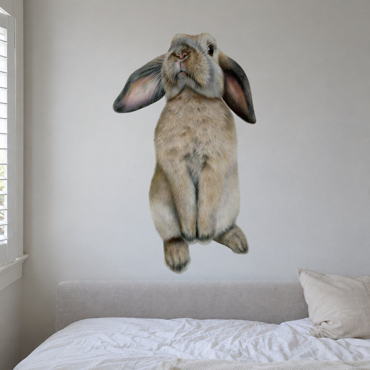 Curious Bunny Wall Decal | Olivia Bezett | YDS STUDIO