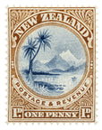1898 NZ One Penny stamp