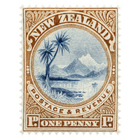 1898 NZ One Penny stamp