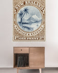 1898 NZ One Penny stamp
