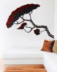Pohutukawa Branch wall decal