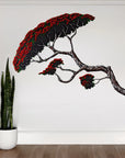 Pohutukawa Branch wall decal