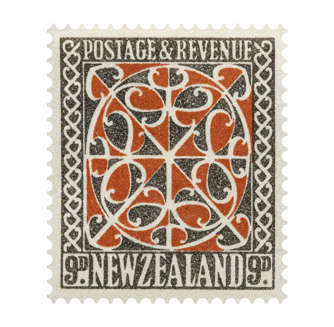 1938 9D NZ stamp