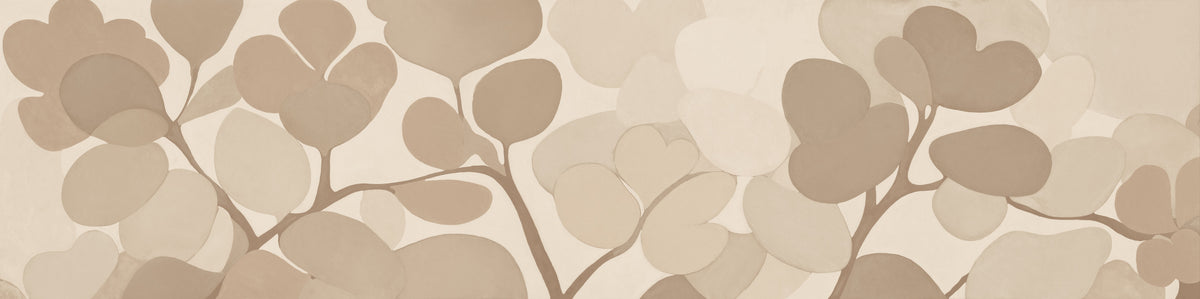 Full mural artwork Emil's Bouquet Sand & Lime