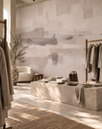 Velvet Dusk Powder Plaster wall mural lifestyle image