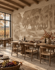 Velvet Forest Hojicha wall mural lifestyle image