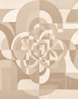 Silent Passage Clay & Lime full mural design