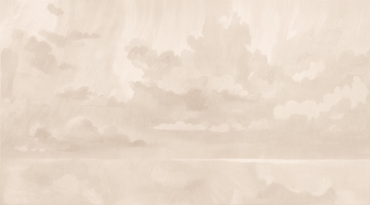Velvet Smoke Cream & Caramel full mural design