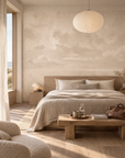 Velvet Smoke Cream & Caramel wall mural lifestyle image