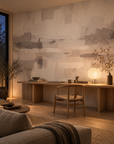 Velvet Dusk Powder Plaster styled room view 3
