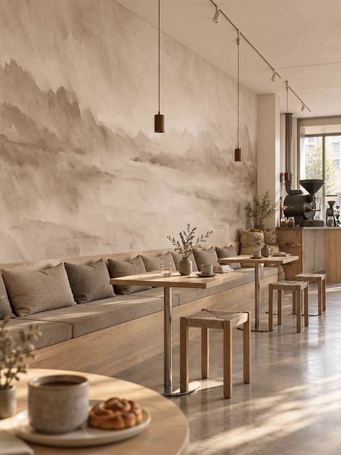 Velvet Horizon Clay &amp; Smoke styled interior 5