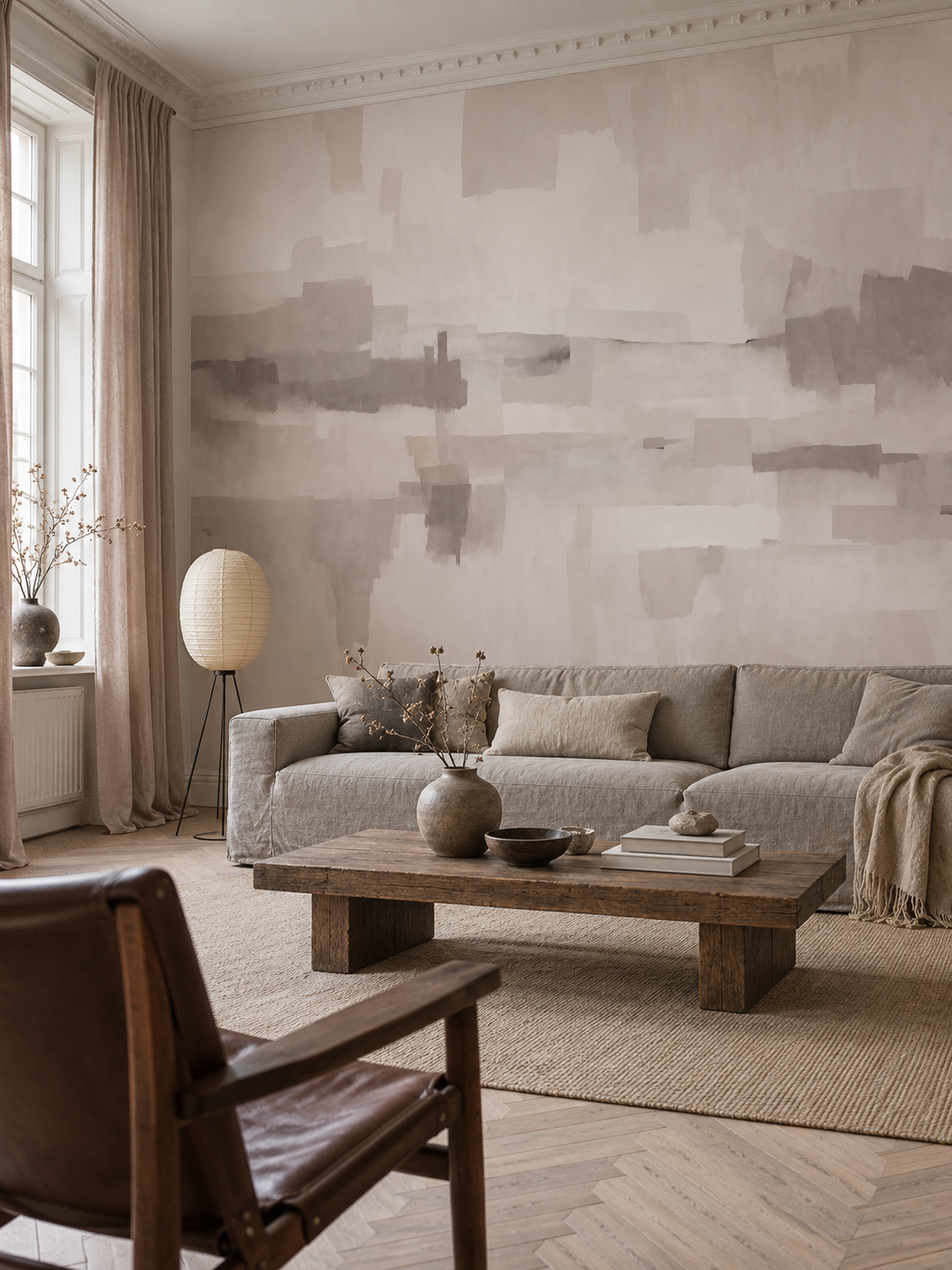 Velvet Dusk Powder Plaster additional styled room