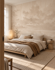 Velvet Smoke Cream & Caramel styled room view 1