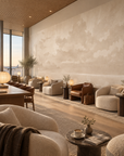 Velvet Smoke Cream & Caramel styled room view 4