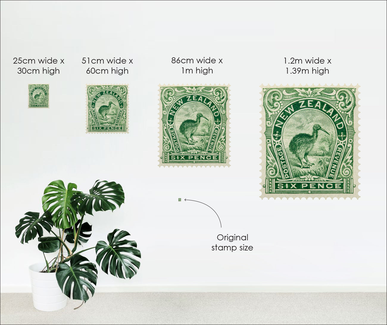 1898 Kiwi stamp