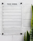 Acrylic Wall Planner - This Week