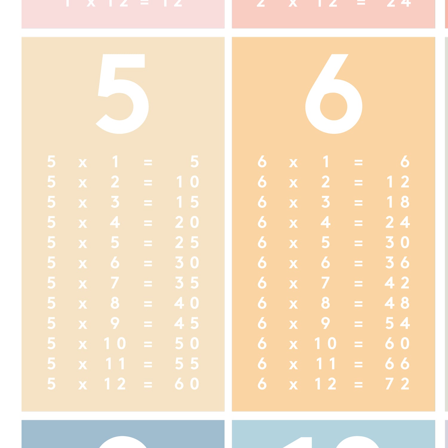 Timetable wall decal - Peel and Stick – YDS STUDIO