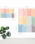 Timetable wall decal